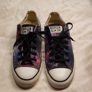 EUC Women's RARE Tie dye Converse Size 9 Unique!